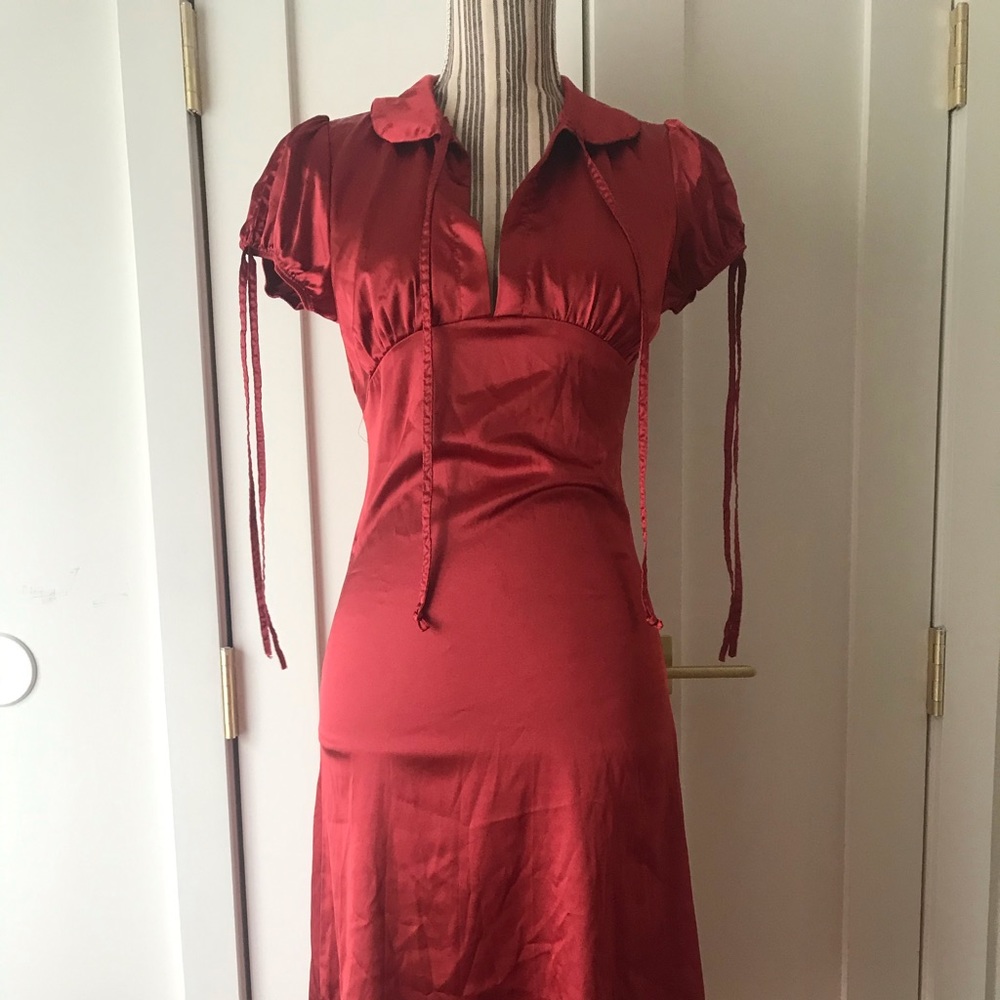 Red vintage dress